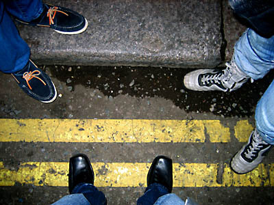 Walk. Stand. Move. Rest. Drink. Eat. Laugh. Feet... enabling people.