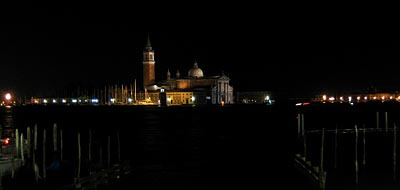 Looking out over the water in Venice.