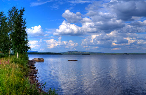 The Sveg lake (Svegsj&ouml;n) in H&auml;rjedalen.